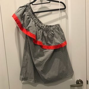 Striped one shoulder Vince Camuto Top